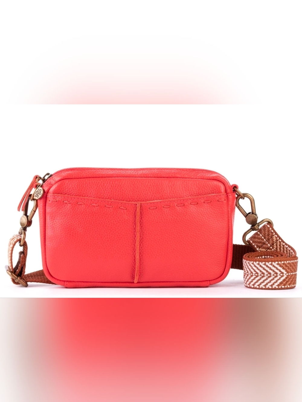 The Sak Cora Smartphone Crossbody, Cayenne Leather - Picture 2 of 9